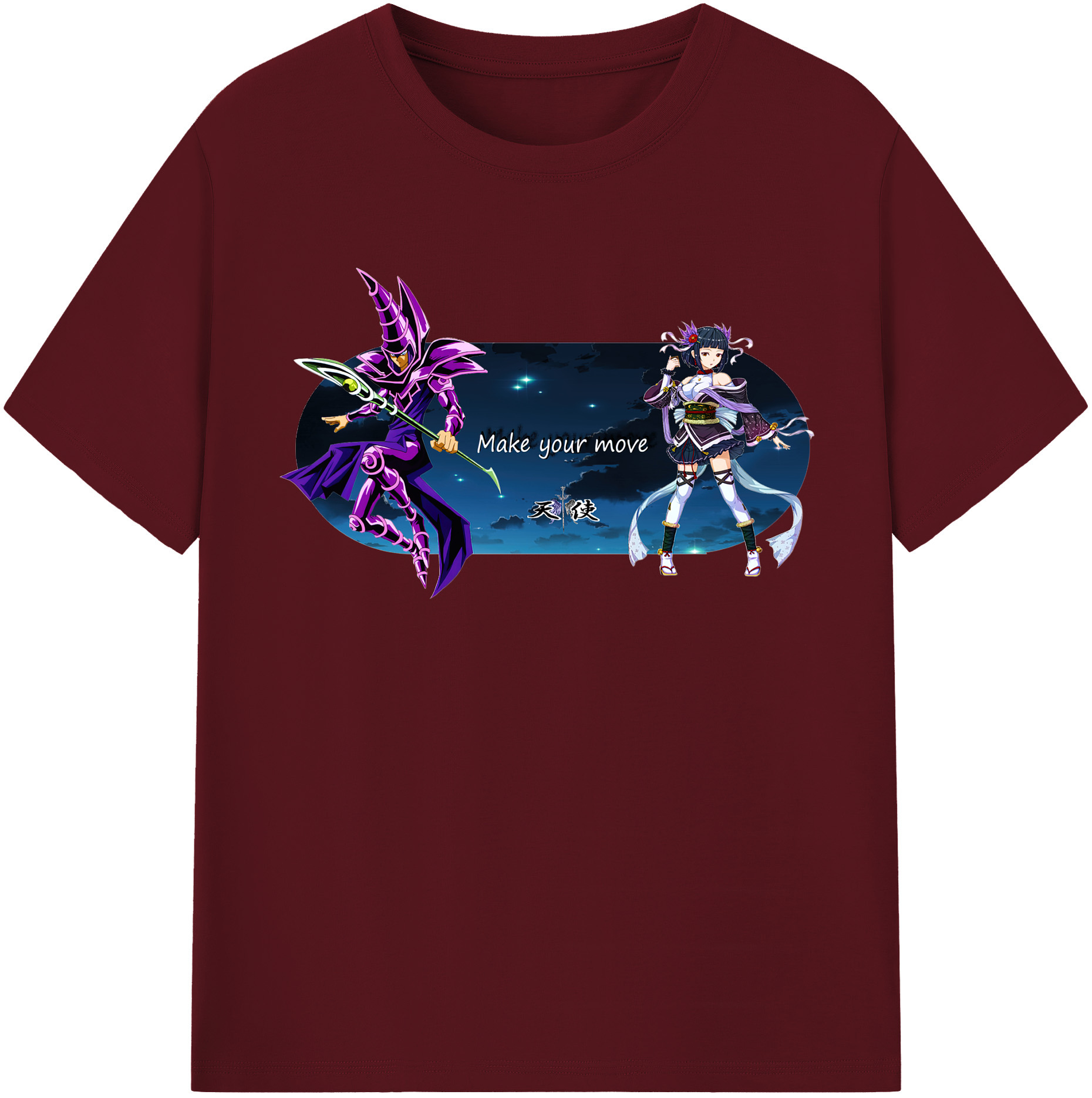 （画像用） 遊☆戯☆王 Yu-Gi-Oh! 綿100％半袖Tシャツ（フロントプリント）